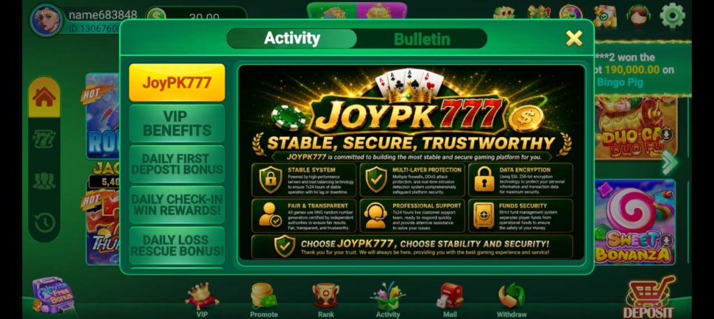 Joypk777 Game