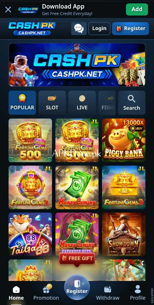 CASHPK Game