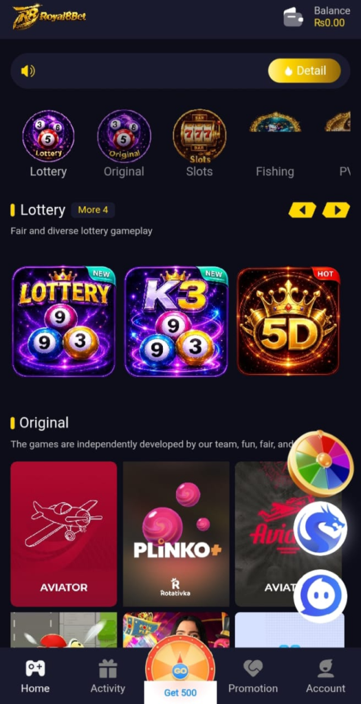Royal8Bet Game